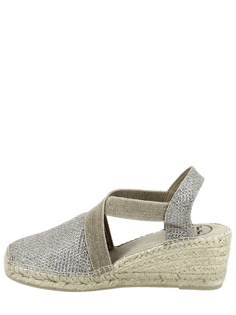 Espadrilles Triton Toni pons Zilver women TRITON ander zicht 2